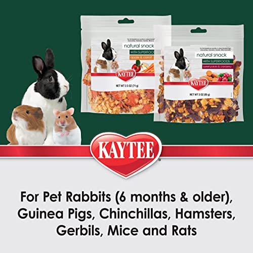 Natural Snack with Superfoods For Pet Guinea Pigs (3 Ounce (Pack of 1) / Sweet Potato & Cranberry)