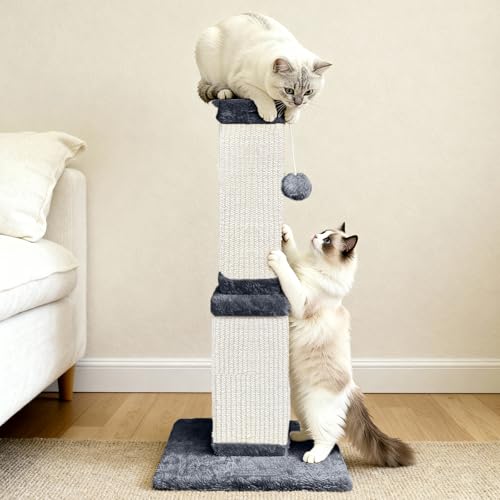 Cat Scratching Post for Indoor Cats (Deep Gray)