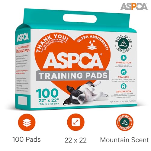 Puppy Training Pads (Gray / 100 Count - (22 x 22))