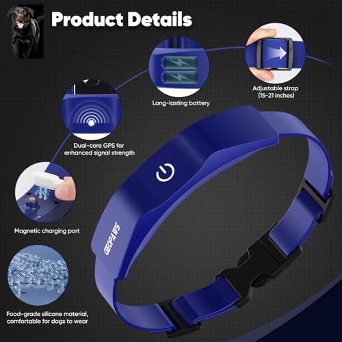 GPS Wireless Dog Fence (Blue)