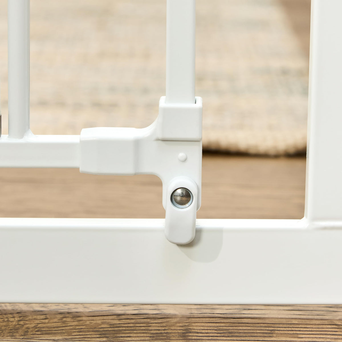 Carlson 36" Extra Tall Walk Through Dog Gate for Doorways & Bottom of Stairs (White / 29.5-36.5" W x 36" H)
