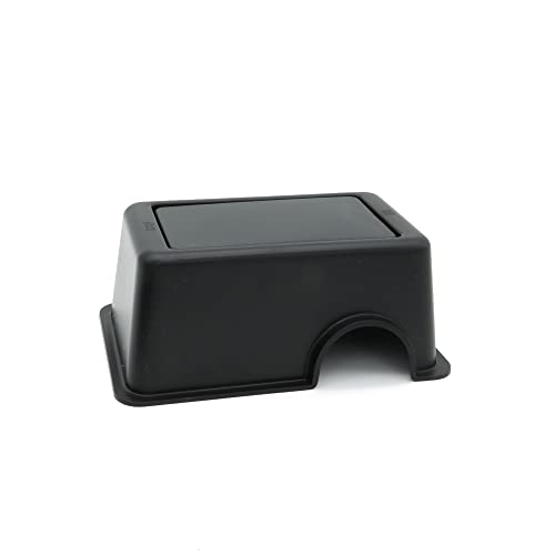 Reptile Hide Box Snake Hide Feel Secure and Safe (Black / Small 2 Pcs)