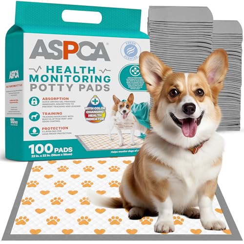 Health Monitoring Dog Pee Pads (100 Count - (22 x 22) / Fresh (+Health))