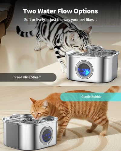 Stainless Steel Cat Water Fountain