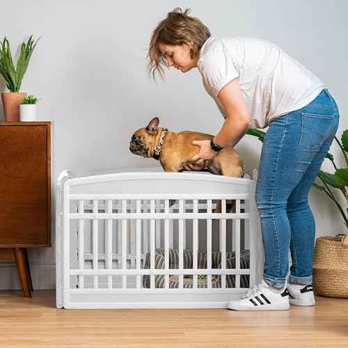 4 Panel Dog Playpen (White / 4 Panel – 24" H)