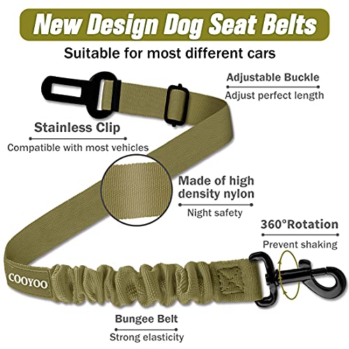 Dog Seat Belt (07-Olive)