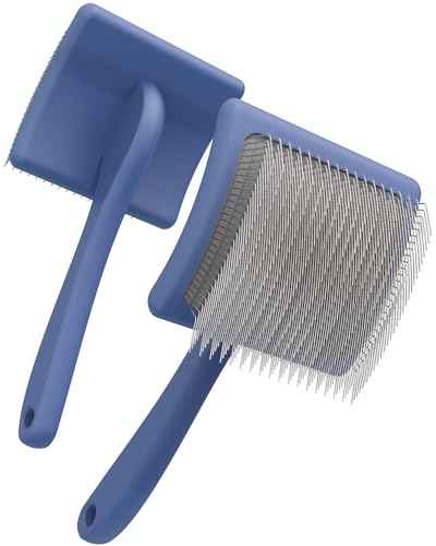 Slicker Brush for Dog (L / Blue)