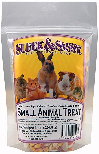 All Natural Small Animal Treat for Guinea Pigs (8 Ounce (Pack of 1))