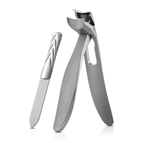 Toenail Clippers for Seniors (Silver / Large)