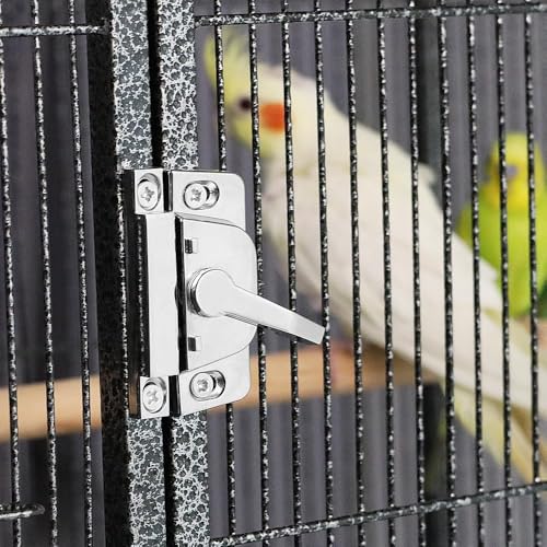 63'' Detachable Parrot Cage for Cockatiel Sun Parakeet Green Cheek Conure Lovebird Budgie Finch Bird Cage with Stand