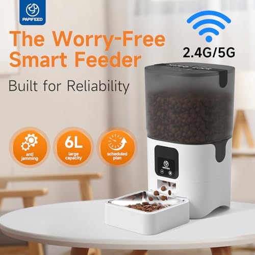 Automatic Cat Feeder with App (White)