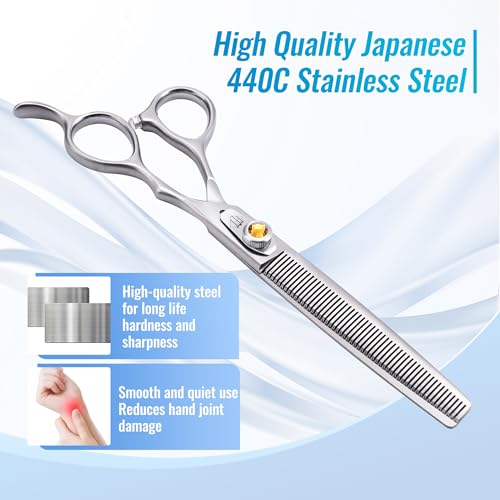 Fenice Professional Dog Grooming Scissors (Thinning / 7.0 inch)