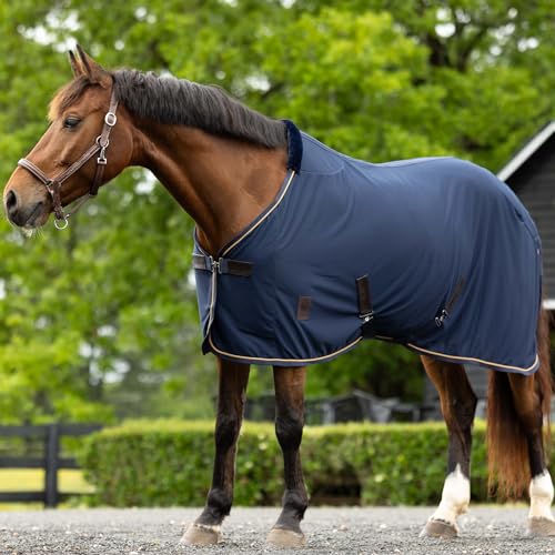 Warren Soft Adjustable Genuine Leather Horse Halter (Light Brown / Cob)