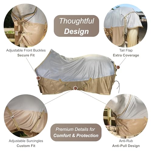 Breathable and UV Protective Tear (Silver Gold / 78 in)