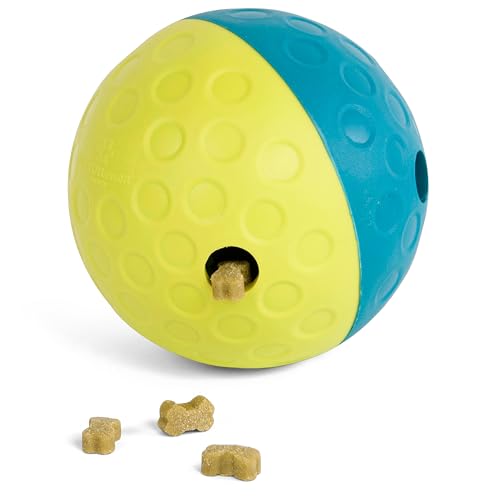 Nina Ottosson Treat Tumble Dog Toy Puzzle Ball (Blue / 1 Count (Pack of 1))