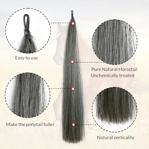 28 30 IN Long 3 (3/8 LB Medium Gray - Natural Loop)