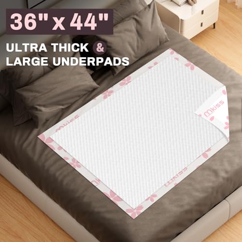 40 Count Extra Large Disposable Bed Pads 36" x 44" Incontinence Pads (36"x44"(40 Count))