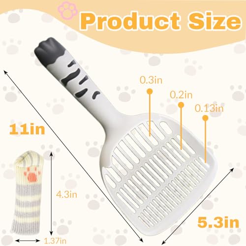 Cat Scooper for Litter Box (White)