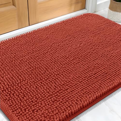 Dog Door Mat for Muddy Paws 34x21 (Maple Red / 34" X 21")