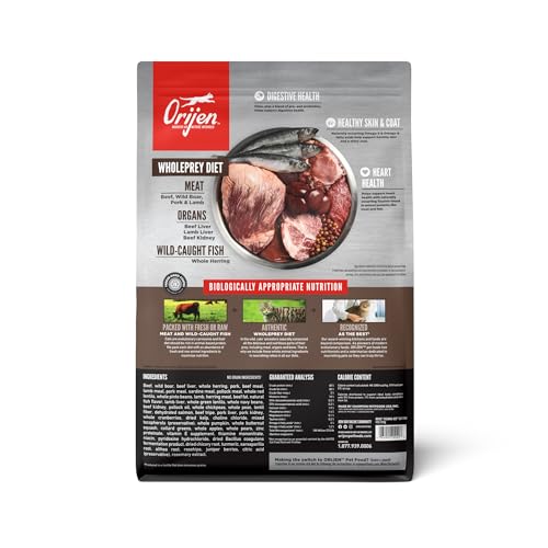 Grain Free WHOLEPREY Dry Cat Food Regional Red Recipe 4lb Bag (4 Pound (Pack of 1))