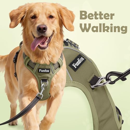 Dog Harness No Pull (Army Green / Large)