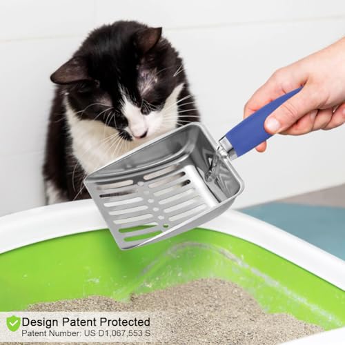 Cat Litter Scoop (M / Navy Blue)