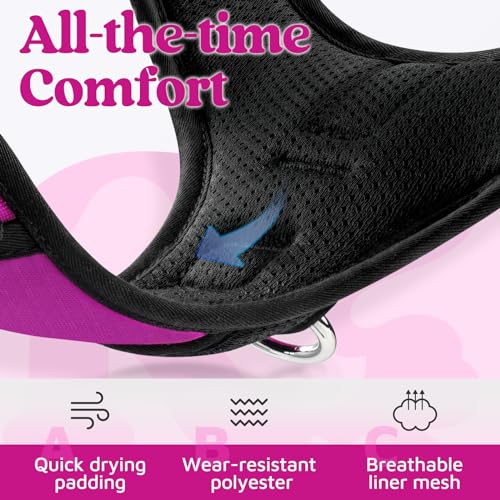 Dog Harness for Large (Purple / Large)