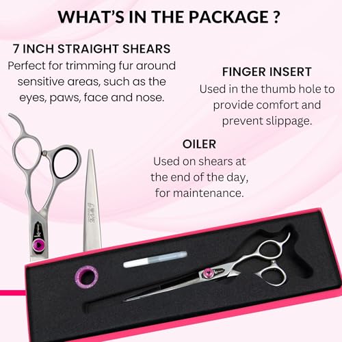 Love Dog Grooming Shears (7.0" Straight)