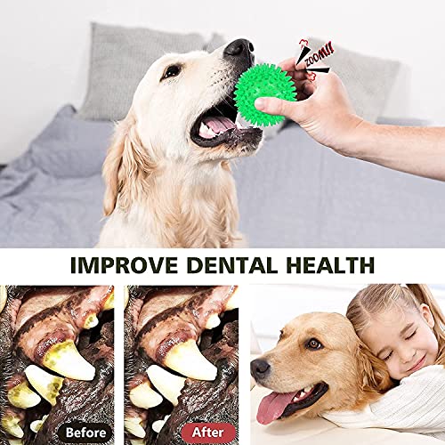 6 Pack 3.5” Squeaky Dog Toy Balls (3.5" (Medium/Large Dog) / Set of 6)