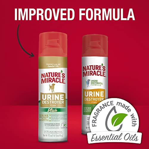 Dog Urine Destroyer Plus Foam (Foaming Aerosol / 17.5 Fl Oz (Pack of 1))