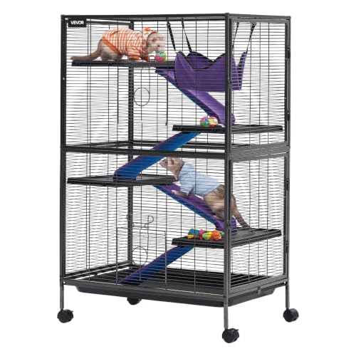 Metal Small Animal Cage 50" H 5 (31.5"L x 20.5"W x 50.0"H)