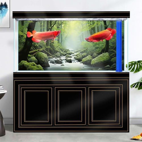 48X18IN Tropical Forest Terrarium Background (48X18in/120X45cm / Forest)