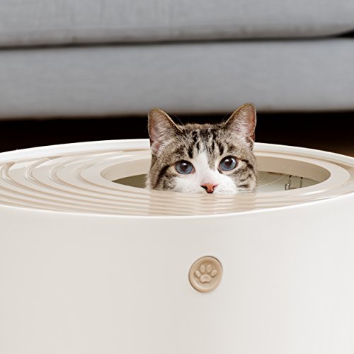 Large Top Entry Cat Litter Box (Top Entry / Biege)