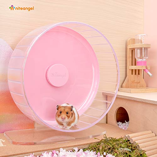 Super Silent Hamster Exercise Wheels (youth large / 11-13 / Pink)