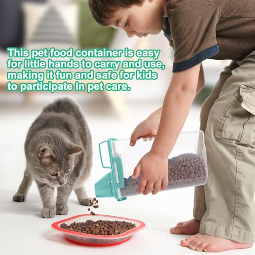 Rice Storage Container 3 to 5 Lbs (3Qt-Cyan)
