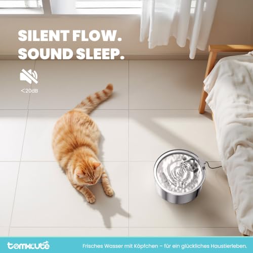 Cat Water Fountain Stainless Steel