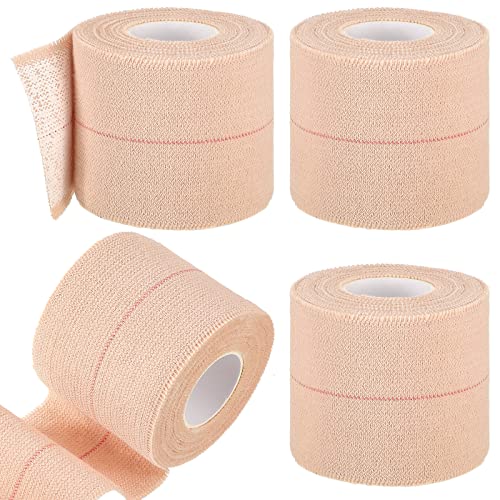 4 Rolls Elastic Adhesive Tape Bandage (2 Inch in Width)