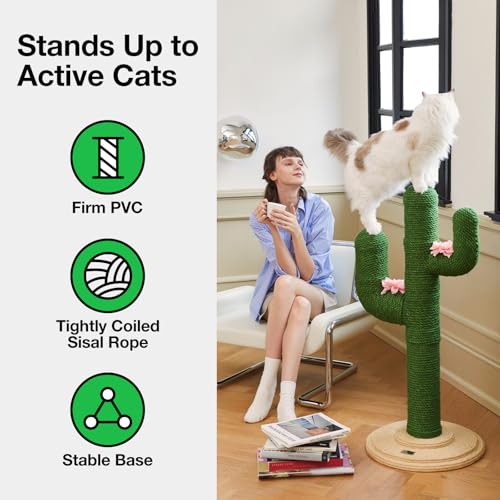 Cat Scratching Post (41.3'' Cactus)