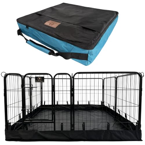 Puppy Playpen Plus Storage Bage with Bottom (8-Panels 24.0"W)