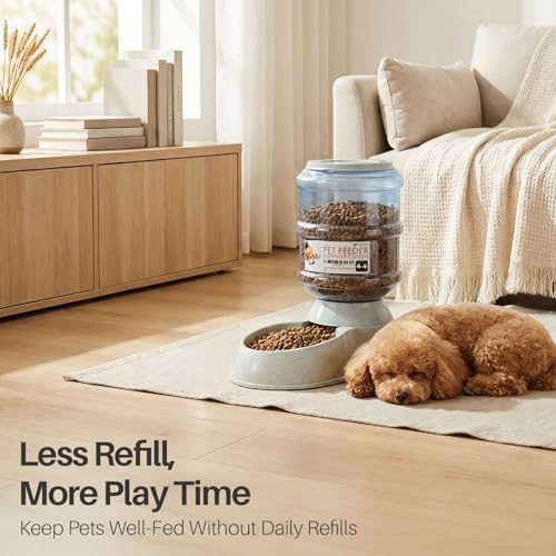 Gravity Pet Feeder (4-6 lb Feeder (1 Gallon) / Feeder)