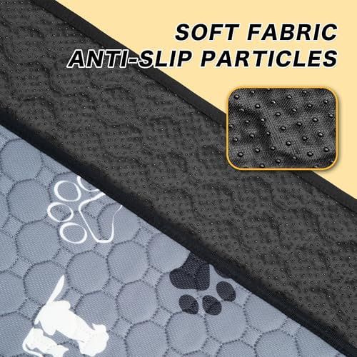 Washable Pee Pads for Dogs (Gray / 24"x48"(Pack of 2))