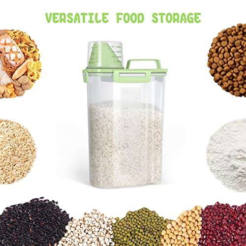 Small Rice Storage Container (3Qt-Green)