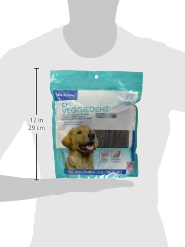 C.E.T. Veggiedent Fr3sh Plaque and Tartar Control Chews for Dogs (Large Over 66lbs)
