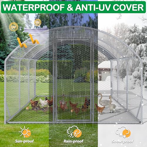 Large Metal Chicken Coop (19'Lx9'W)