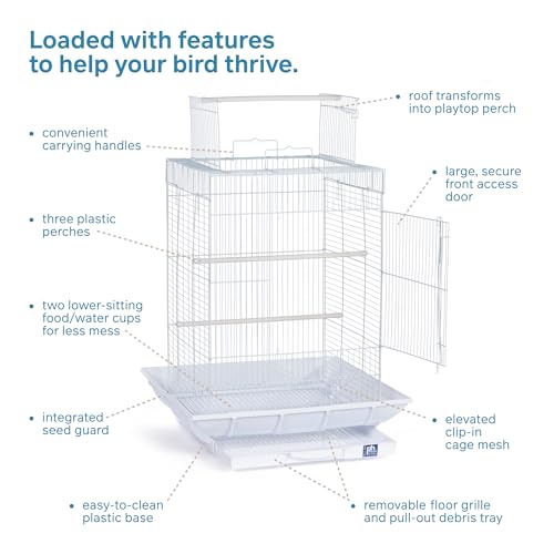 Playtop Cage White (White)