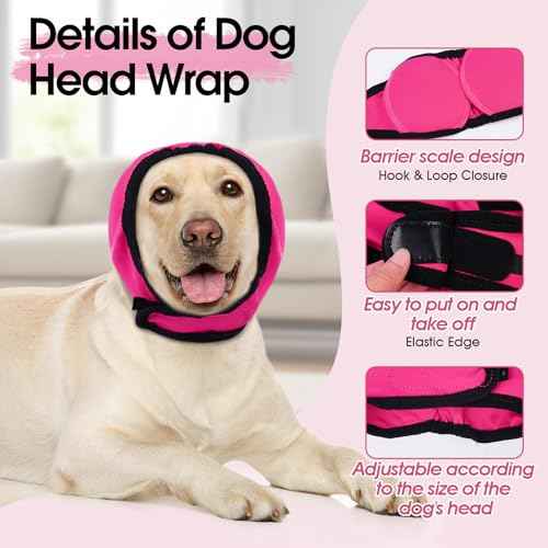 Dog Calming Hoodie (Rose / Large)