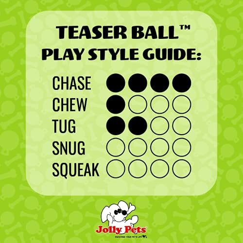 Teaser Ball Interactive Dog Toy (Red / Medium (6 in))