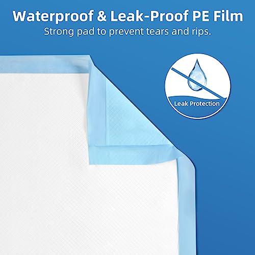 50 Count Disposable Bed Pads with Adhesive Strip 30"x36" (30"x36"-50 Pads (with Adhesive Strips))