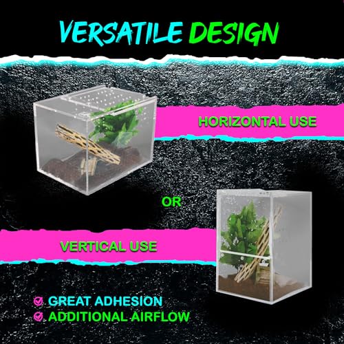 Jumping Spider Enclosure 5"x5"x7" or Tarantula Enclosure (Jumping Spider Enclosure 5"x5"x7")