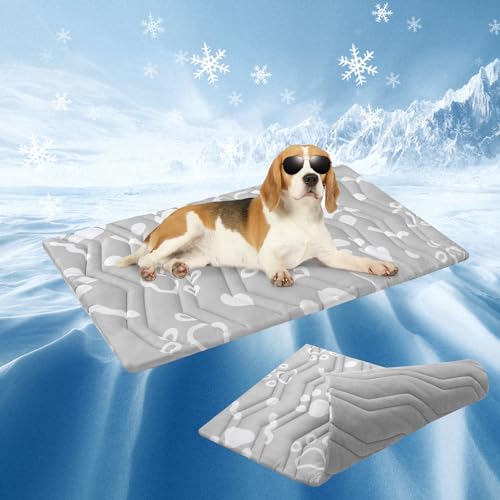 Cooling Mat for Medium Dogs (Grey / 36.0"L x 23.0"W x 1.0"Th(M))